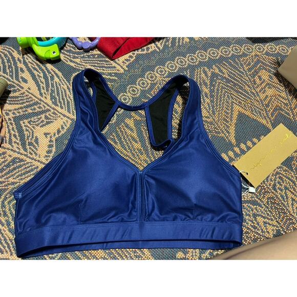 NWT Niyama Sol Eclipse Lapis sports bra activewear yoga size S/M - Picture 1 of 4